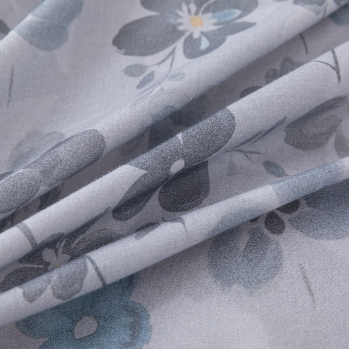 91家纺网 家纺一手货源 找家纺 贝兰仙奴 2025新款全棉磨毛多规格系列四件套 春风恋影灰