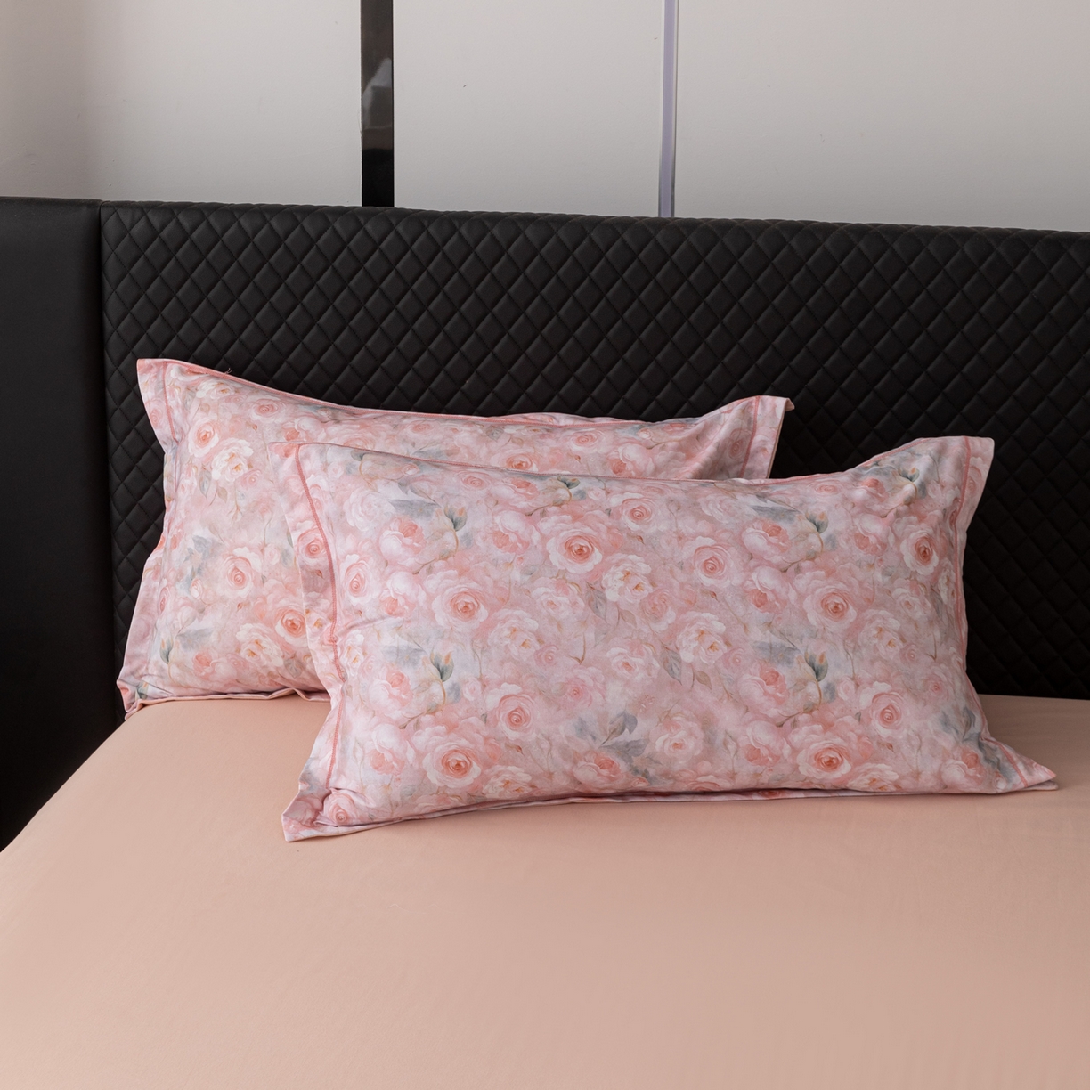 91家纺网 家纺一手货源 找家纺 贝兰仙奴 2025新款全棉磨毛多规格系列单被套 淡颜粉