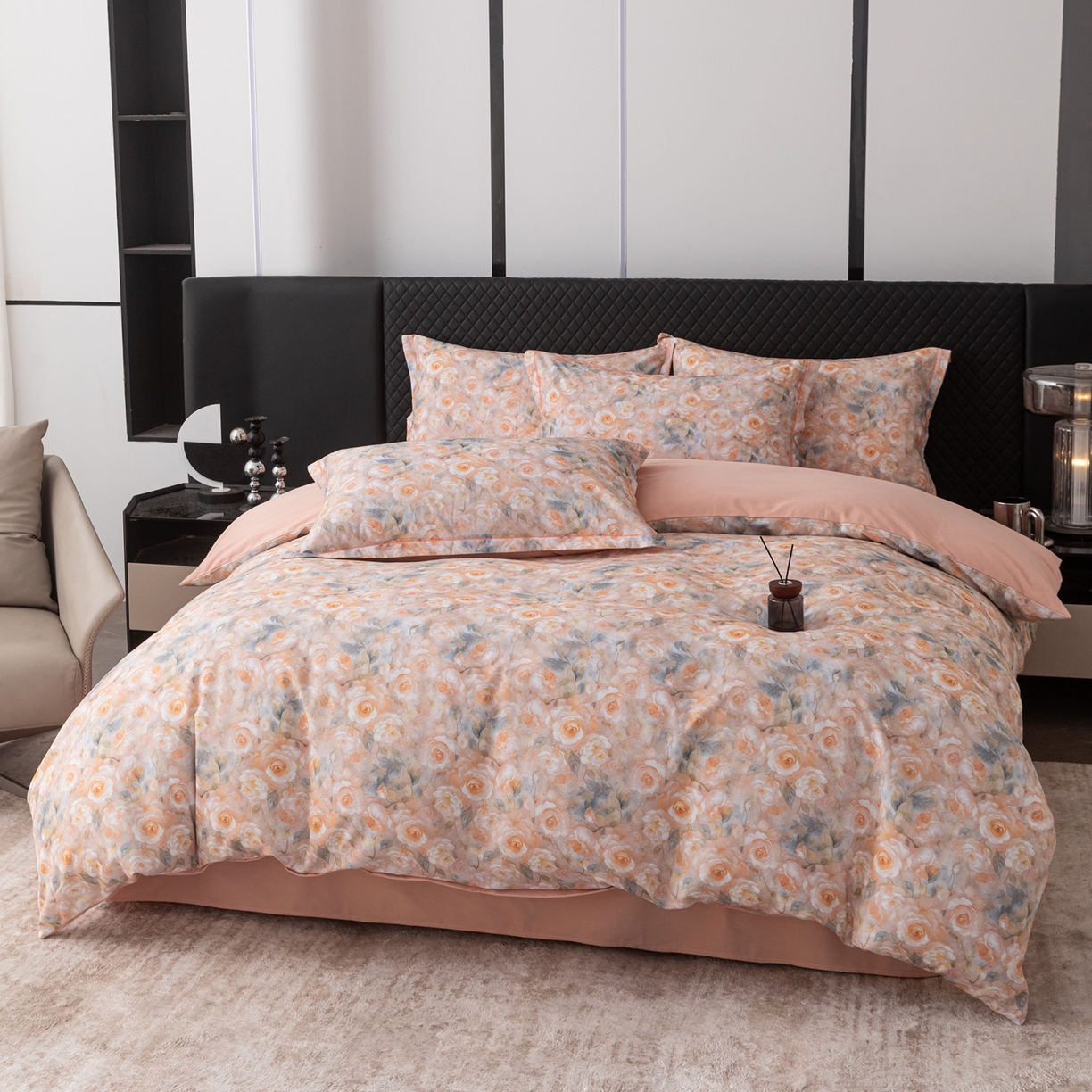 91家纺网 家纺一手货源 找家纺 贝兰仙奴 2025新款全棉磨毛多规格系列单被套 淡颜黄