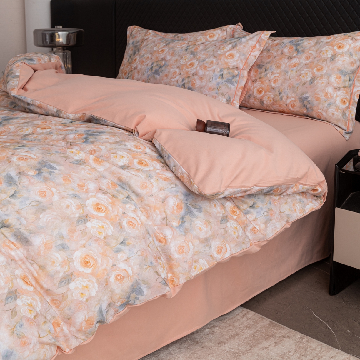 91家纺网 家纺一手货源 找家纺 贝兰仙奴 2025新款全棉磨毛多规格系列单被套 淡颜黄