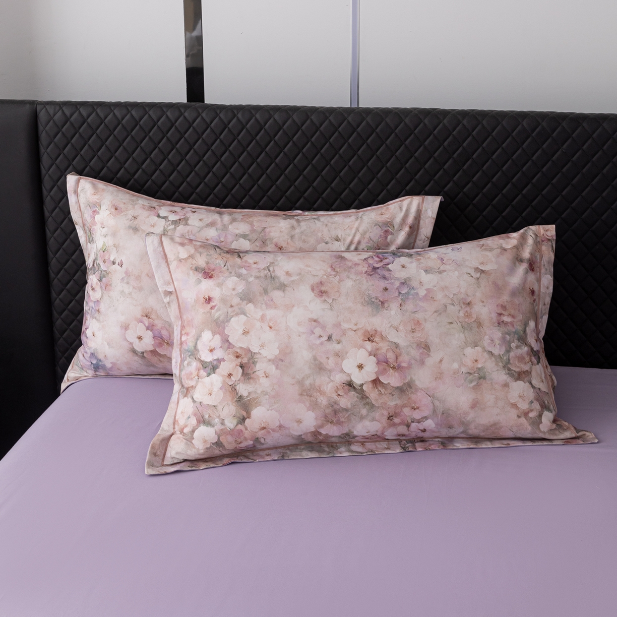 91家纺网 家纺一手货源 找家纺 贝兰仙奴 2025新款全棉磨毛多规格系列单被套 花曲里粉