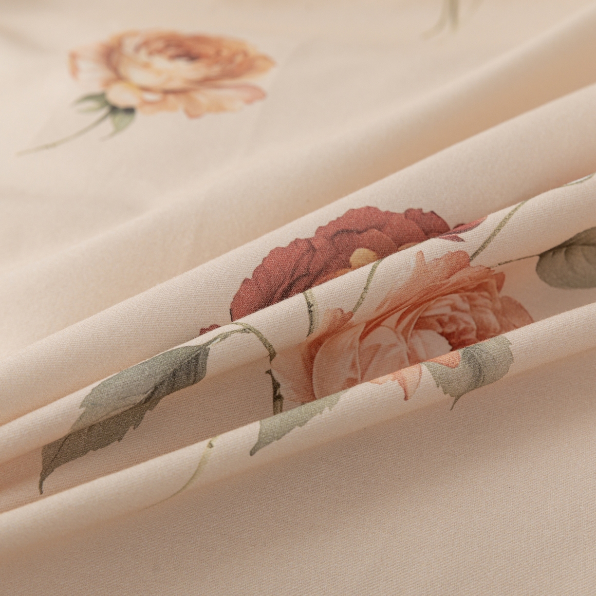 91家纺网 家纺一手货源 找家纺 贝兰仙奴 2025新款全棉磨毛多规格系列单被套 玫瑰时光黄