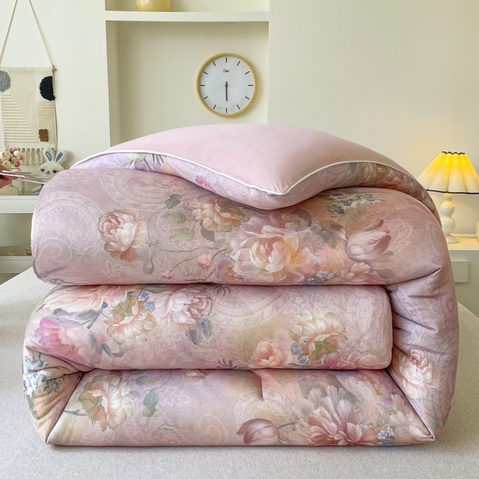 91家纺网 家纺一手货源 找家纺 （总）小禹仔家纺  2025新款亲肤柔软大豆被数码印花针织棉大豆被冬被子被芯春秋被,奥利花园绿,杜若粉,醉花绿,云裳兰,碧澜绿,蔷薇粉,陌野咖,漫山花影,恋薇时节粉,眷恋粉,花之谷,红秀里粉,光环象牙黄,风月灰,俏佳人咖,俏佳人紫