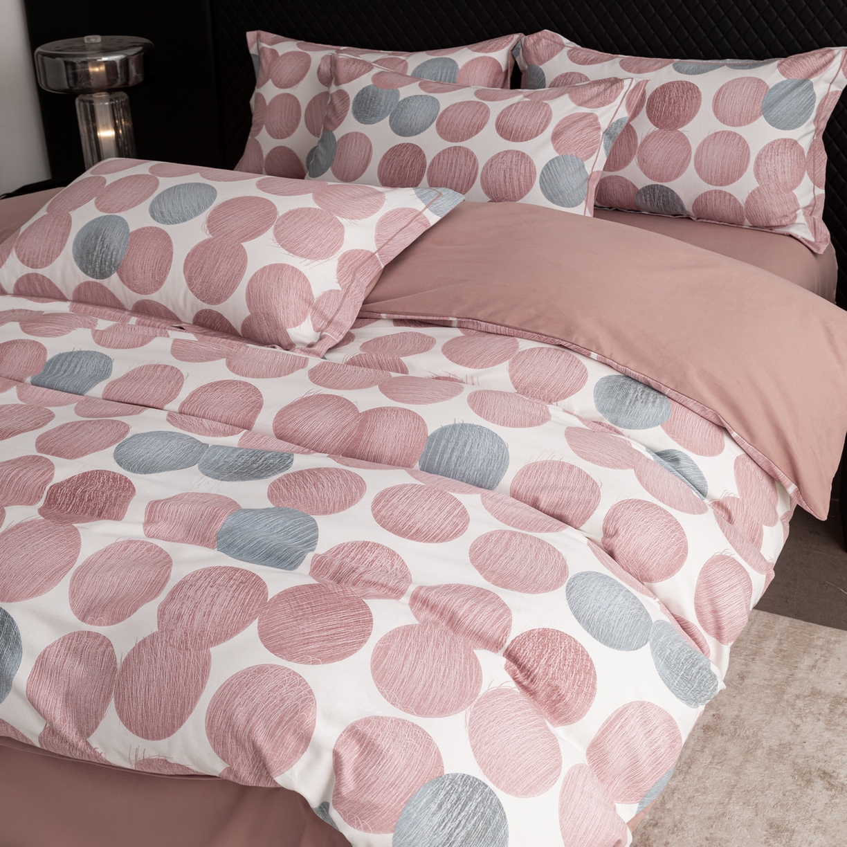 91家纺网 家纺一手货源 找家纺 贝兰仙奴 2025新款全棉磨毛多规格系列单被套 完美生活豆沙