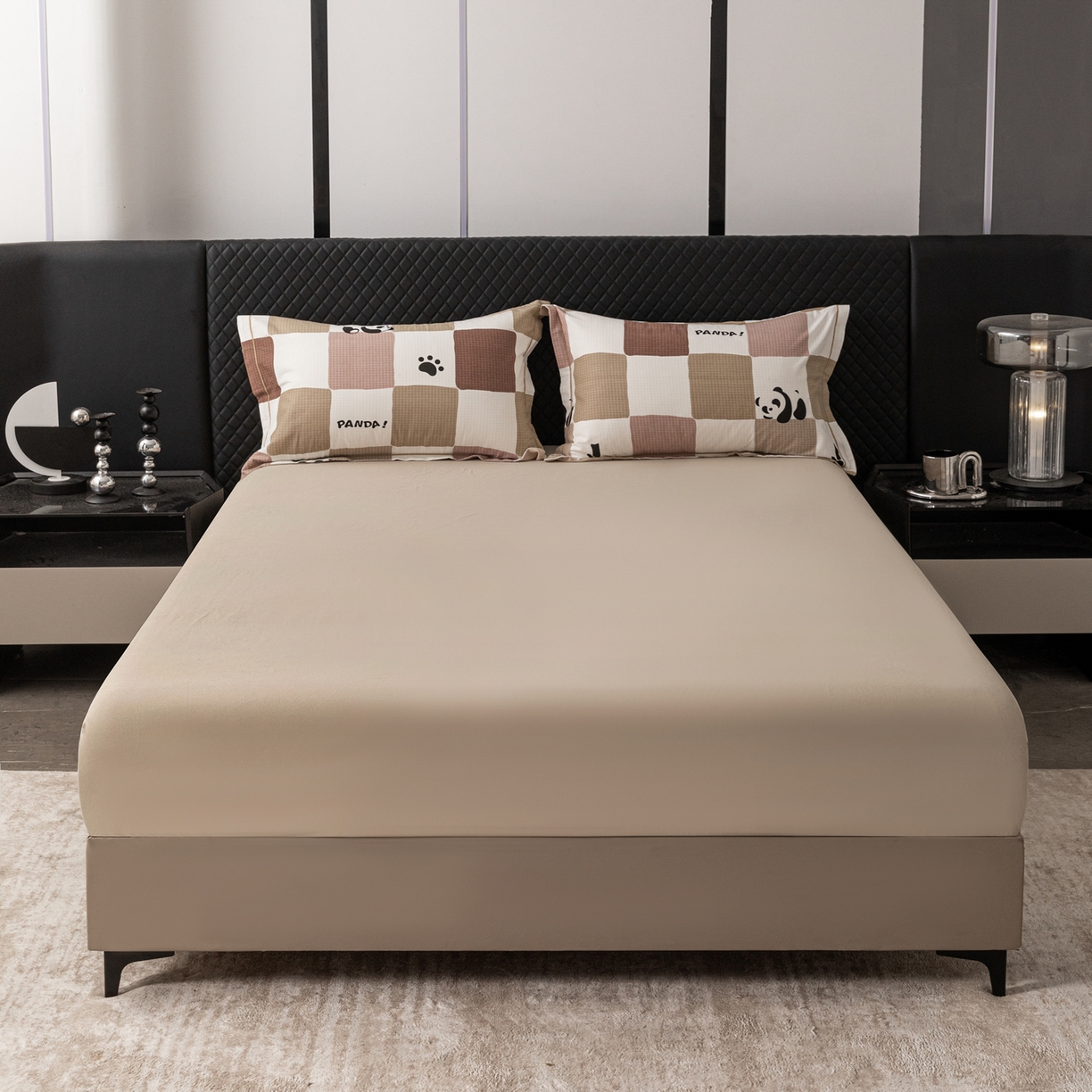 91家纺网 家纺一手货源 找家纺 （总）贝兰仙奴 2025新款全棉磨毛多规格系列单床笠