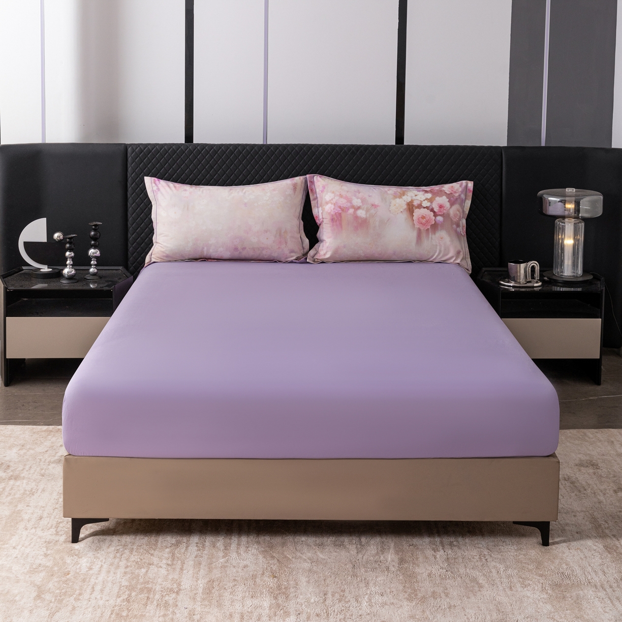 贝兰仙奴 2025新款全棉磨毛多规格系列单床笠 篱笆小筑