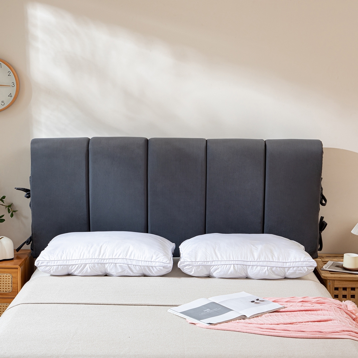 91家纺网 家纺一手货源 找家纺 （总）沐沐家纺 2025新款丰德绒海绵款床头罩