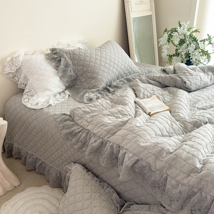 91家纺网 家纺一手货源 找家纺 （总）上喜 2025新款六代砂洗床盖三件套+多功能夏被