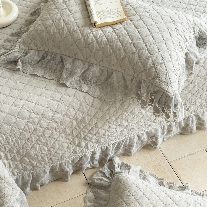 91家纺网 家纺一手货源 找家纺 （总）上喜 2025新款六代砂洗床盖三件套+多功能夏被