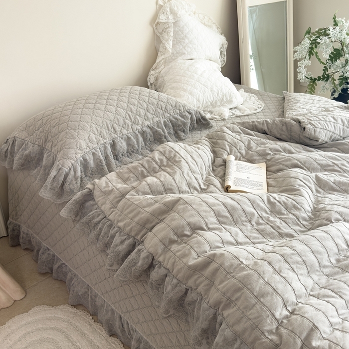 91家纺网 家纺一手货源 找家纺 （总）上喜 2025新款六代砂洗床盖三件套+多功能夏被