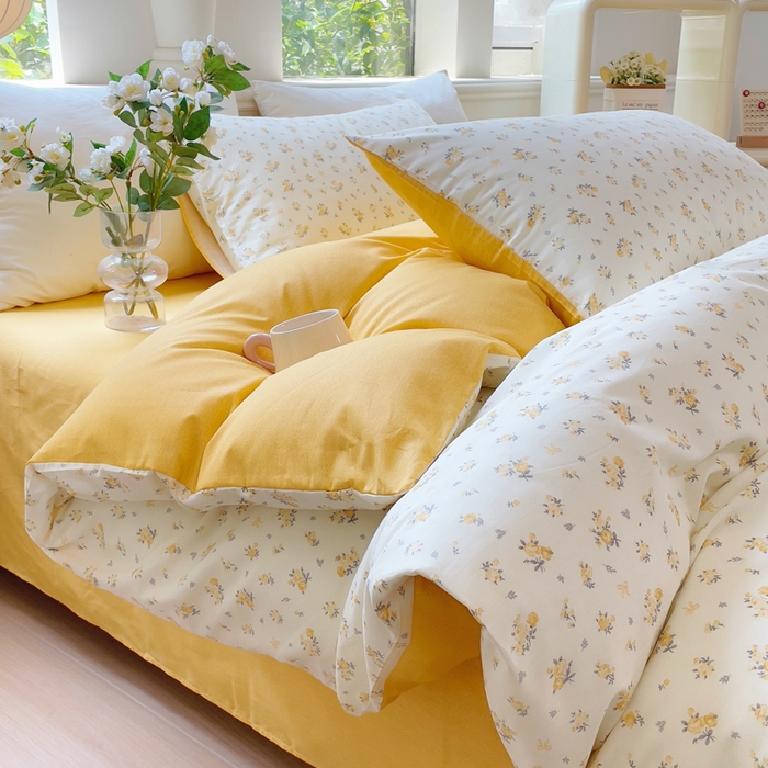 91家纺网 家纺一手货源 找家纺 （总）集布 2025新款12868全棉喷气印花四件套