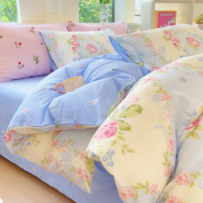 （总）集布 2025新款12868全棉喷气印花四件套