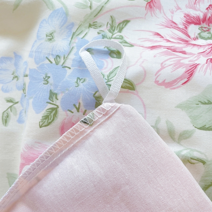 91家纺网 家纺一手货源 找家纺 集布 2025新款12868全棉喷气印花四件套 海仁粉