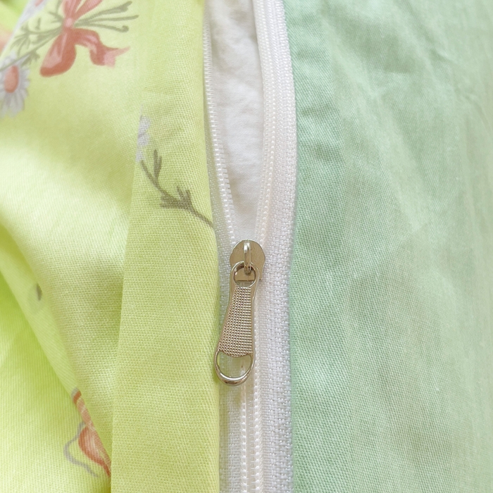 91家纺网 家纺一手货源 找家纺 集布 2025新款12868全棉喷气印花四件套 萌萌兔绿