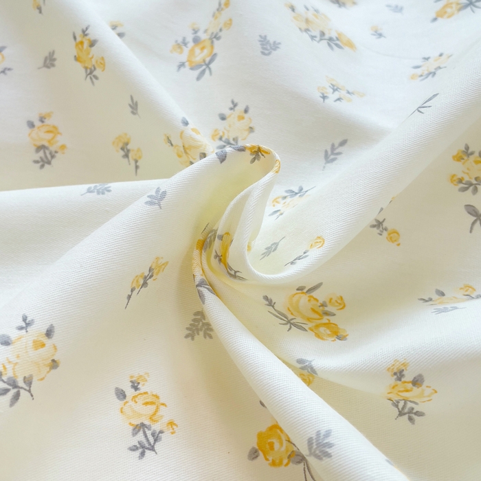 91家纺网 家纺一手货源 找家纺 集布 2025新款12868全棉喷气印花四件套 茉莉花