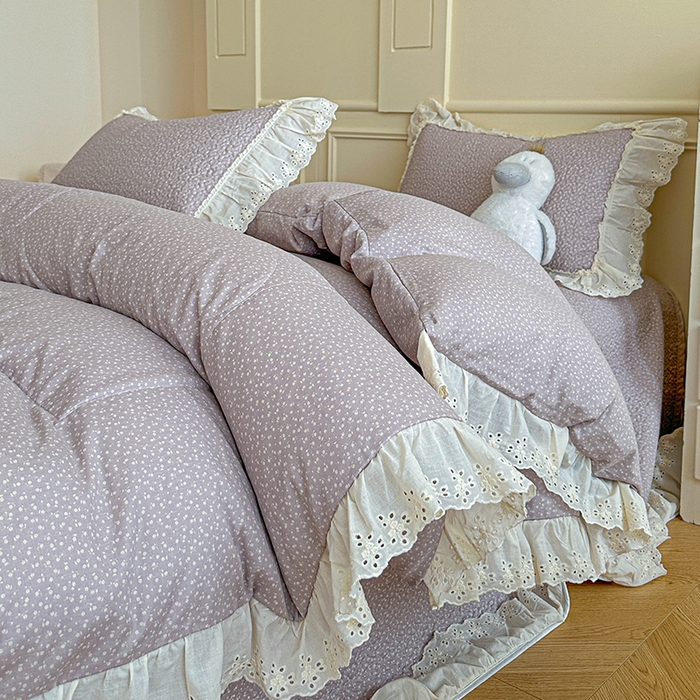 91家纺网 家纺一手货源 找家纺 （总）源舜家纺 2025新款全棉双层纱床盖三件套四件套