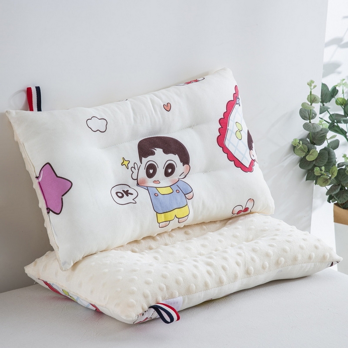 91家纺网 家纺一手货源 找家纺 （总）云眠枕芯 2025新款水洗棉儿童豆豆枕 枕头枕芯