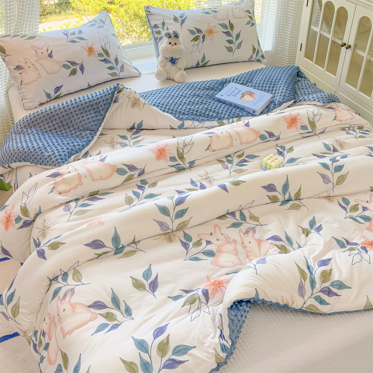 91家纺网 家纺一手货源 找家纺 （总）恒畅 2025新款A类针织棉大豆被被子被芯