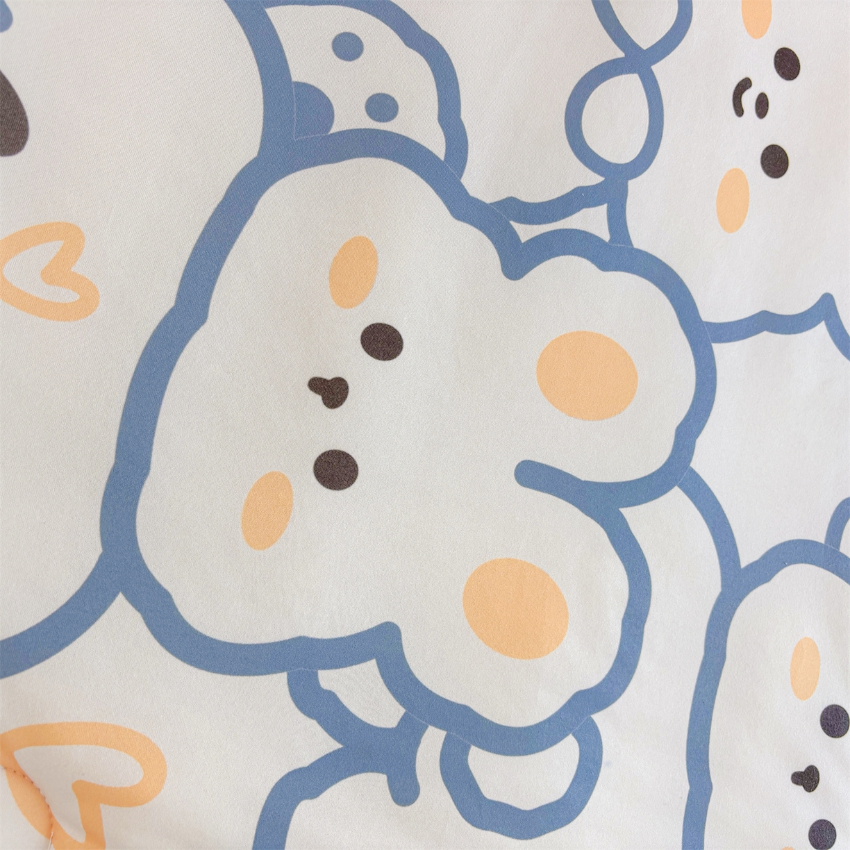 91家纺网 家纺一手货源 找家纺 恒畅 2025新款A类针织棉大豆被被子被芯 可爱兔