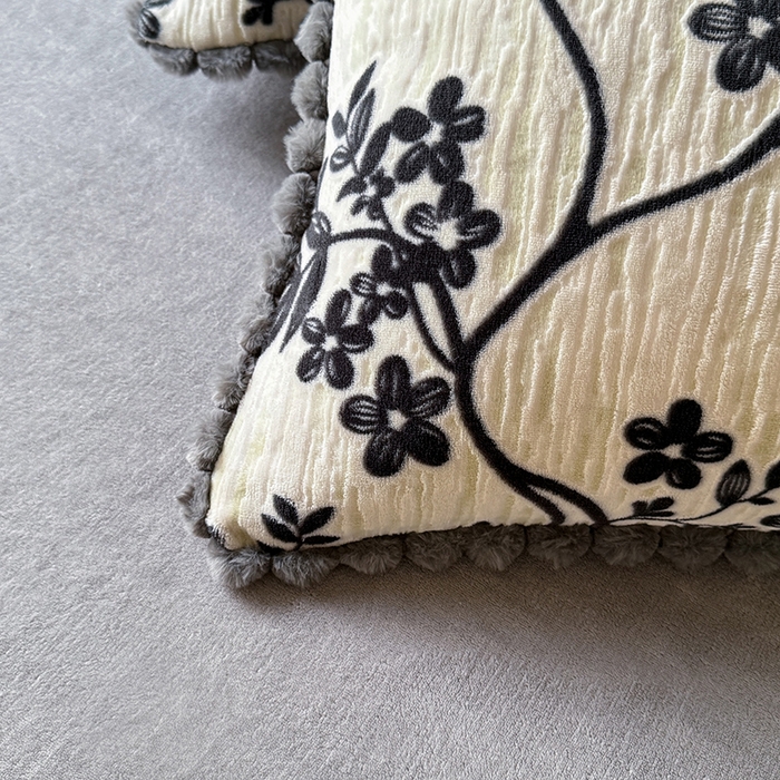 91家纺网 家纺一手货源 找家纺 菲儿家纺 2025新款加厚保暖烂花法式牛奶绒四件套 叶语悠然