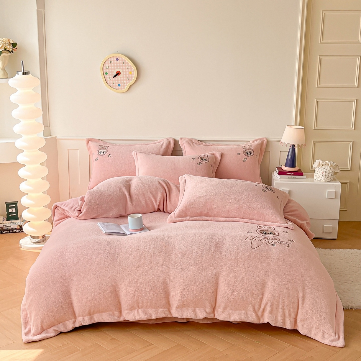 （总）诺可 2025秋冬新款艾尼绒刺绣四件套-莱布布