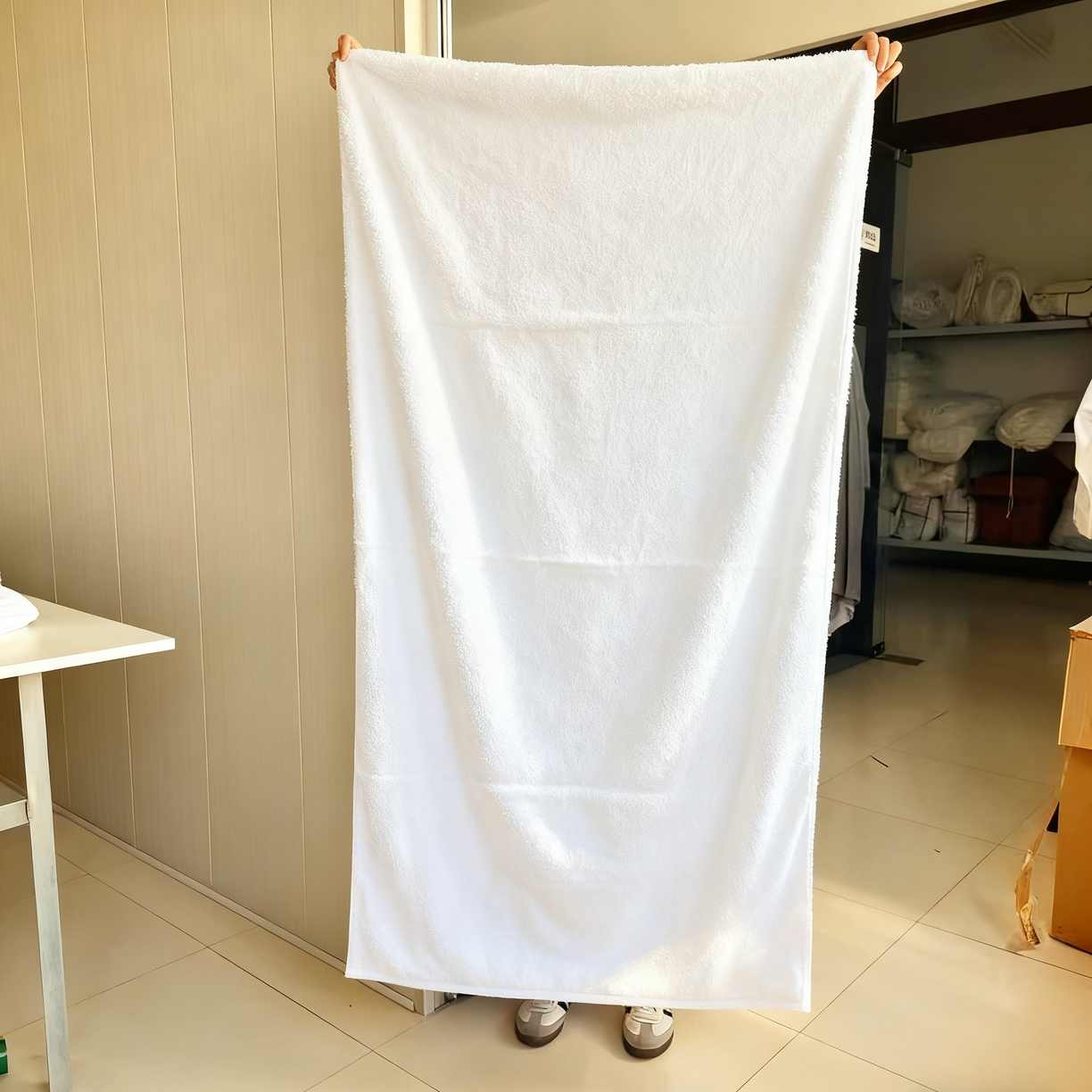 91家纺网 家纺一手货源 找家纺 （总）安力森/诚臻酒店用品 2025新款星级酒店专用白色纯棉毛巾浴巾方巾面巾地巾宾馆养老院月子中心用