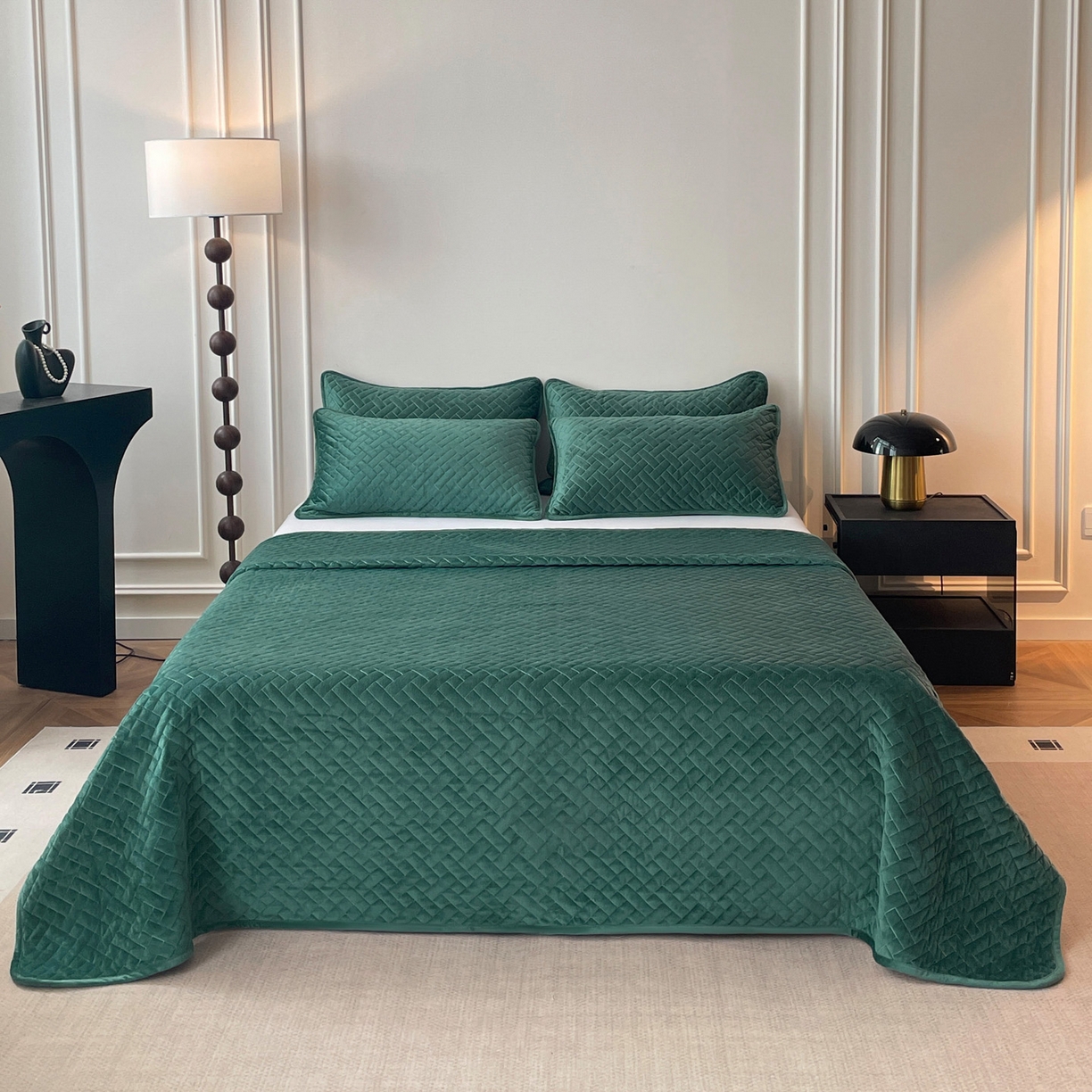 91家纺网 家纺一手货源 找家纺 （总）橙子家居 2025秋冬新款高克重水晶绒保暖床盖棉加绒床盖床盖单件床盖单品单床盖