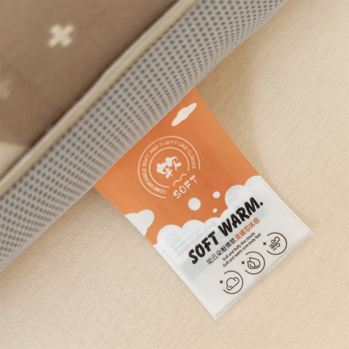 91家纺网 家纺一手货源 找家纺 麦肯锡 2025新款伴眠主义双层纱纯荞麦枕 枕头枕芯 咖色