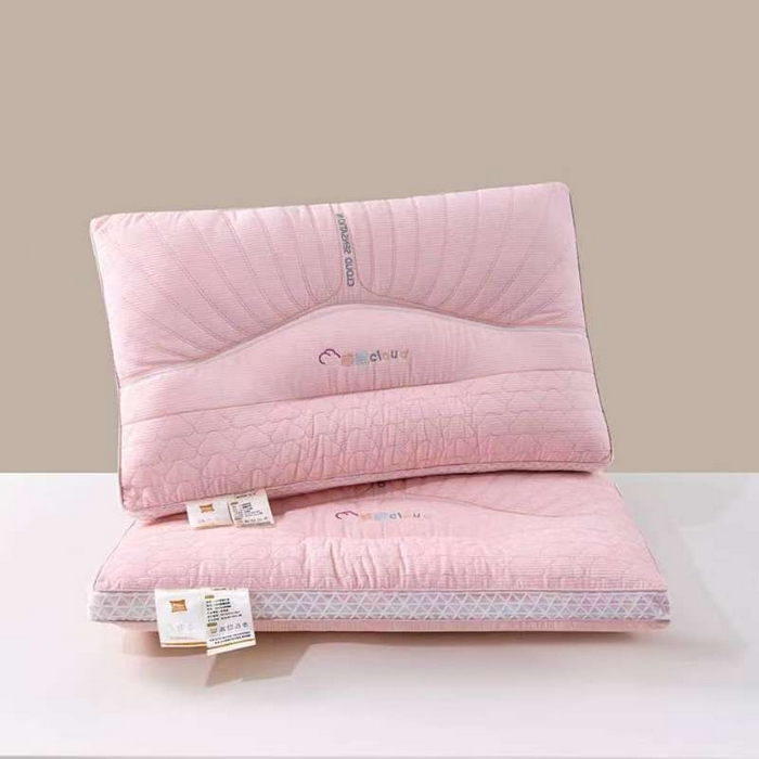 木子晗 2025新款雪尼绒云感眠枕头枕芯 雪尼绒云感眠-粉色