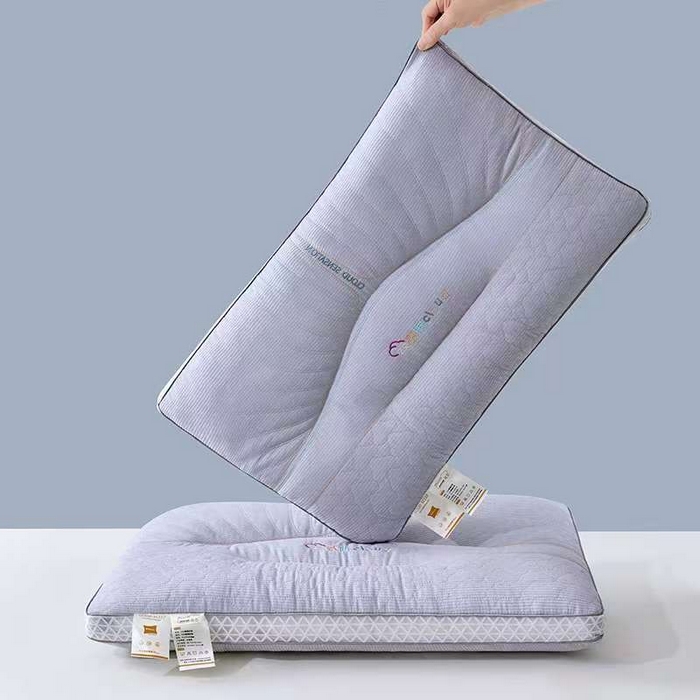 木子晗 2025新款雪尼绒云感眠枕头枕芯 雪尼绒云感眠-灰色