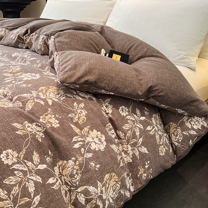 91家纺网 家纺一手货源 找家纺 （总）圣比熊 2025新款原麻亲肤单品被套单件被套