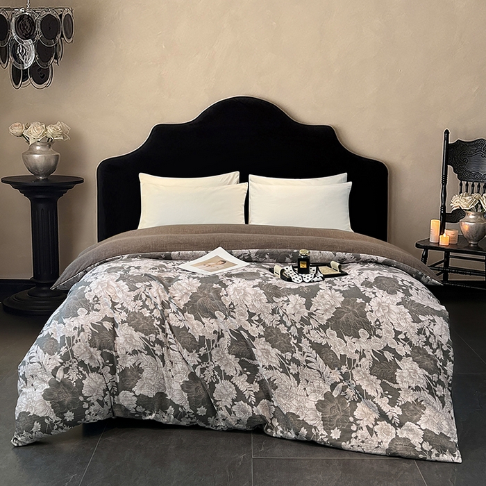 91家纺网 家纺一手货源 找家纺 （总）梦舒羽 2025新款A类原麻单被套加厚花边被套1.5m床单宿舍床笠四件套