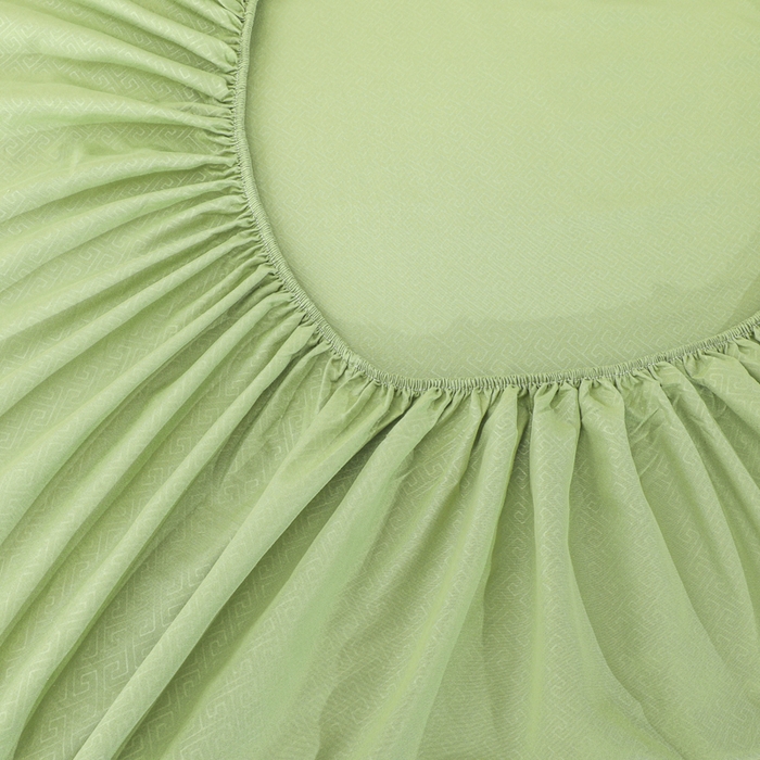 91家纺网 家纺一手货源 找家纺 卡诗兰 2025新款外贸跨境电商亚马逊速卖通单床笠三件套欧美尺寸多多跨境平台TEMU SHEIN 草绿