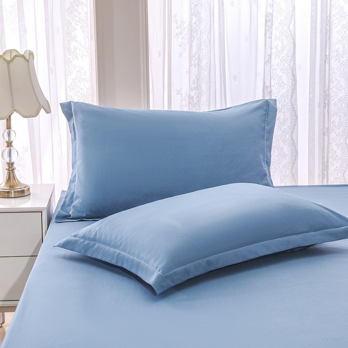 91家纺网 家纺一手货源 找家纺 卡诗兰 2025新款外贸跨境电商亚马逊速卖通单床笠三件套欧美尺寸多多跨境平台TEMU SHEIN 海蓝