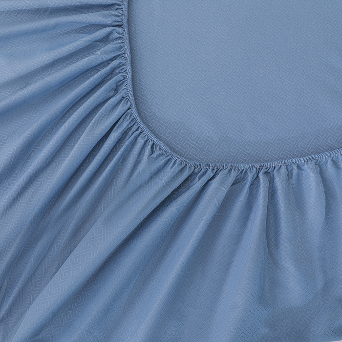 91家纺网 家纺一手货源 找家纺 卡诗兰 2025新款外贸跨境电商亚马逊速卖通单床笠三件套欧美尺寸多多跨境平台TEMU SHEIN 海蓝