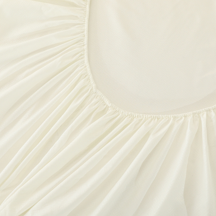 91家纺网 家纺一手货源 找家纺 卡诗兰 2025新款外贸跨境电商亚马逊速卖通单床笠三件套欧美尺寸多多跨境平台TEMU SHEIN 米白