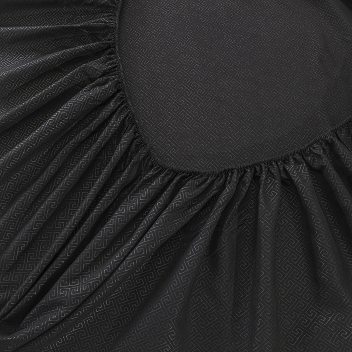 91家纺网 家纺一手货源 找家纺 卡诗兰 2025新款外贸跨境电商亚马逊速卖通单床笠三件套欧美尺寸多多跨境平台TEMU SHEIN 墨黑