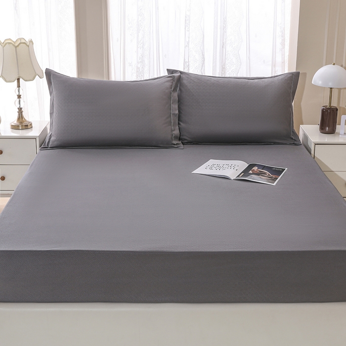 91家纺网 家纺一手货源 找家纺 卡诗兰 2025新款外贸跨境电商亚马逊速卖通单床笠三件套欧美尺寸多多跨境平台TEMU SHEIN 深灰