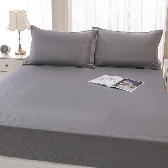 91家纺网 家纺一手货源 找家纺 卡诗兰 2025新款外贸跨境电商亚马逊速卖通单床笠三件套欧美尺寸多多跨境平台TEMU SHEIN 深灰