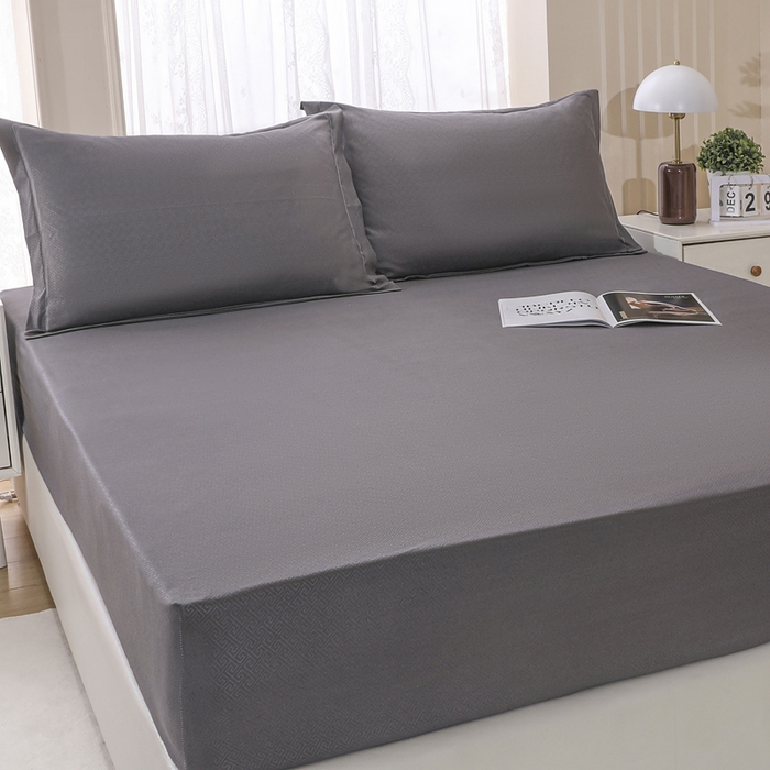 91家纺网 家纺一手货源 找家纺 卡诗兰 2025新款外贸跨境电商亚马逊速卖通单床笠三件套欧美尺寸多多跨境平台TEMU SHEIN 深灰