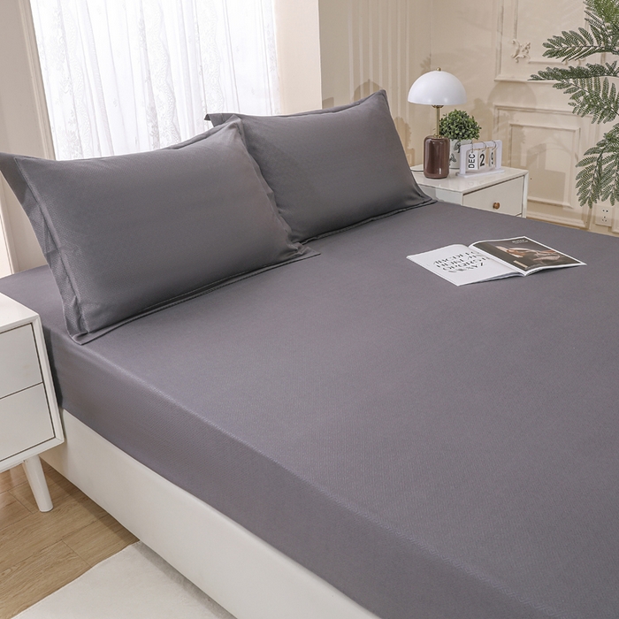 91家纺网 家纺一手货源 找家纺 卡诗兰 2025新款外贸跨境电商亚马逊速卖通单床笠三件套欧美尺寸多多跨境平台TEMU SHEIN 深灰