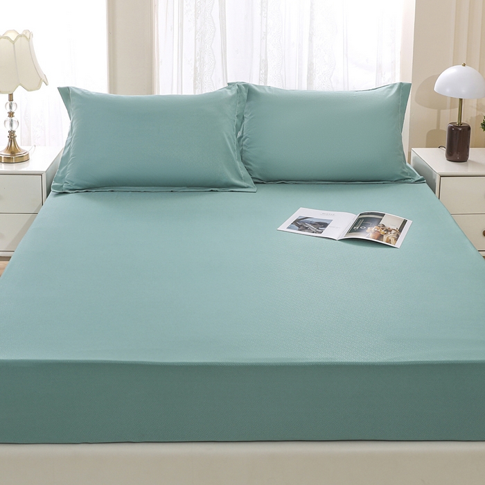 91家纺网 家纺一手货源 找家纺 卡诗兰 2025新款外贸跨境电商亚马逊速卖通单床笠三件套欧美尺寸多多跨境平台TEMU SHEIN 松绿