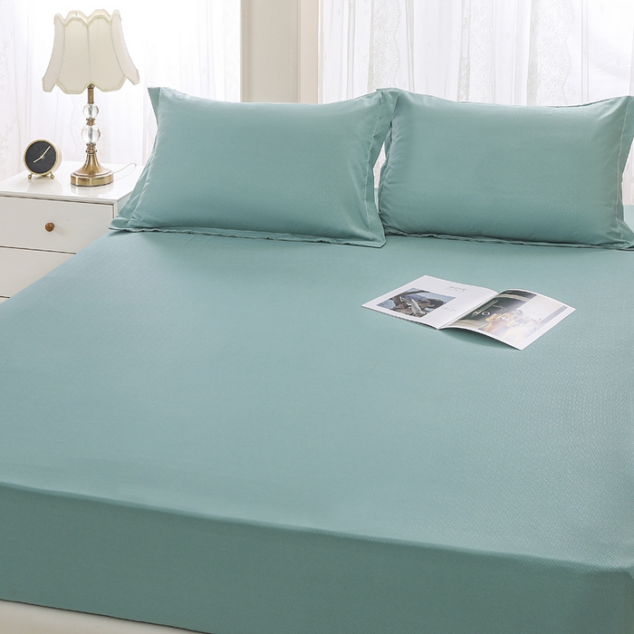 91家纺网 家纺一手货源 找家纺 卡诗兰 2025新款外贸跨境电商亚马逊速卖通单床笠三件套欧美尺寸多多跨境平台TEMU SHEIN 松绿