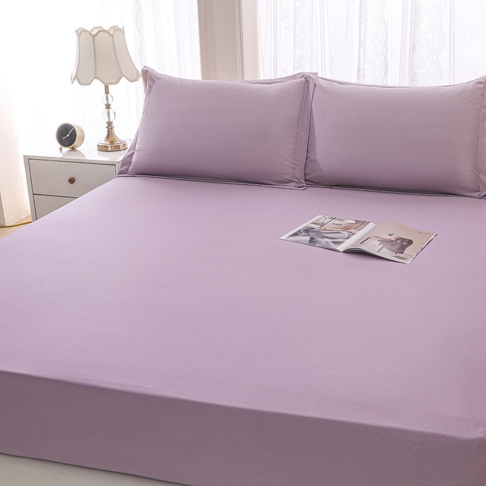 91家纺网 家纺一手货源 找家纺 卡诗兰 2025新款外贸跨境电商亚马逊速卖通单床笠三件套欧美尺寸多多跨境平台TEMU SHEIN 藤紫