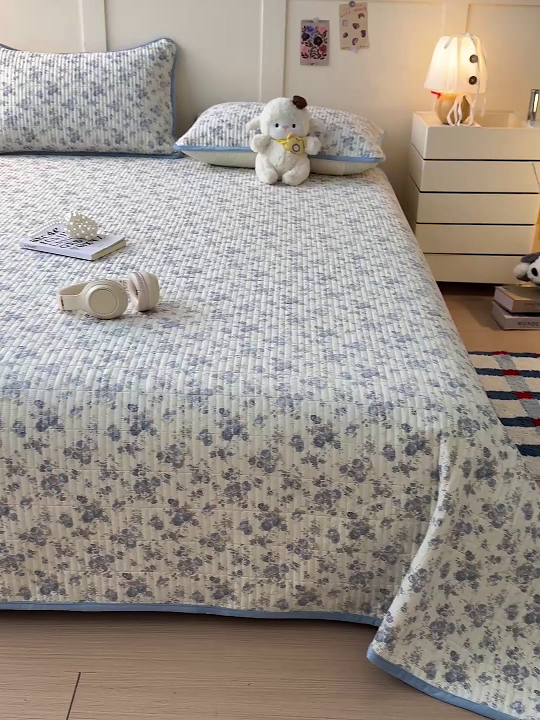 91家纺网 家纺一手货源 找家纺 橙子家居 2025新款棉加绒床盖床盖单件床盖单品床盖三件套夹层水洗棉花跑量款现货 千代兰