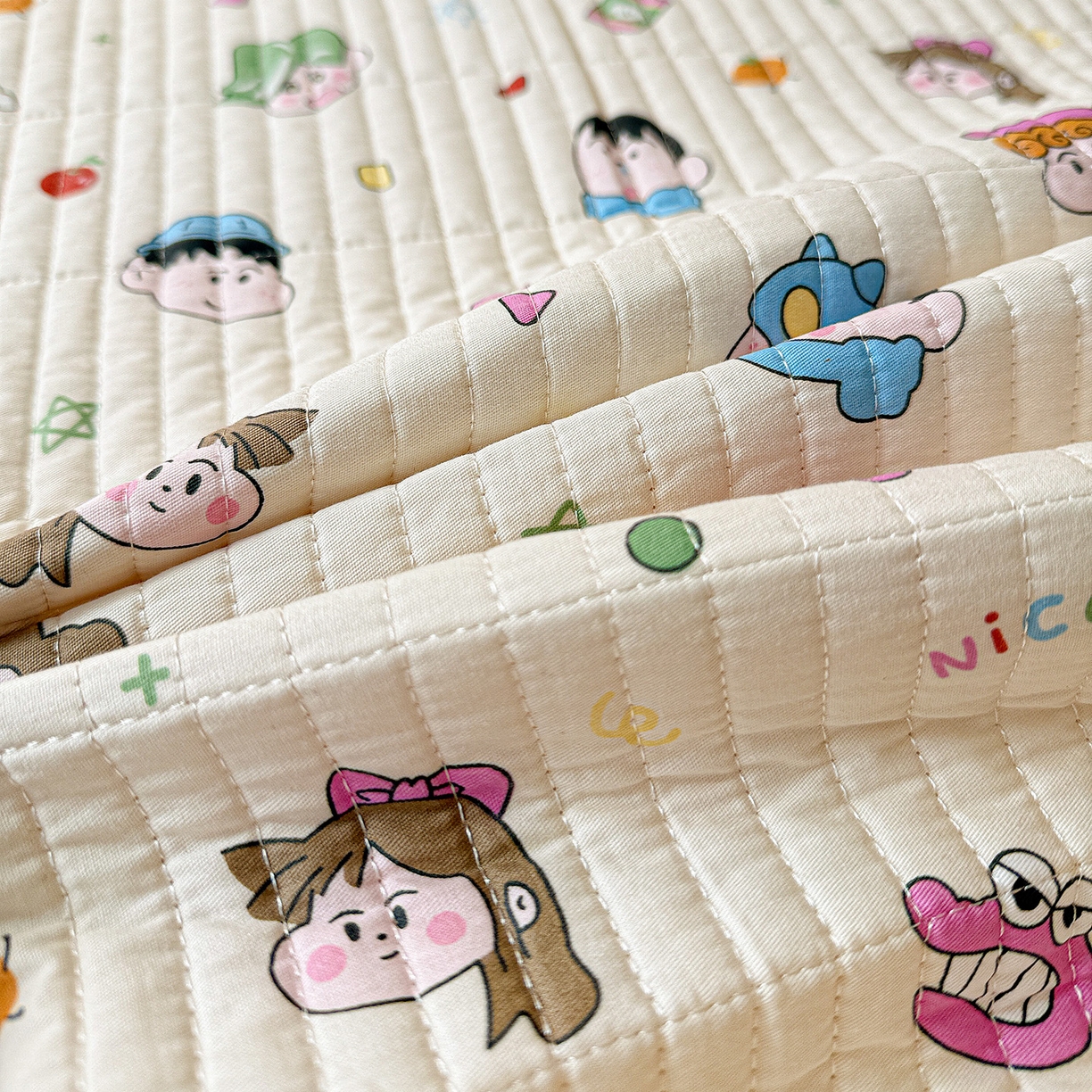 91家纺网 家纺一手货源 找家纺 橙子家居 2025新款棉加绒床盖床盖单件床盖单品床盖三件套夹层水洗棉花跑量款现货 新新一家