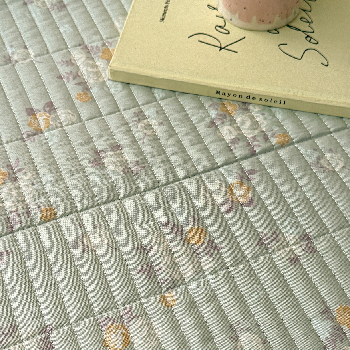 91家纺网 家纺一手货源 找家纺 橙子家居 2025新款棉加绒床盖床盖单件床盖单品床盖三件套夹层水洗棉花跑量款现货 云棠