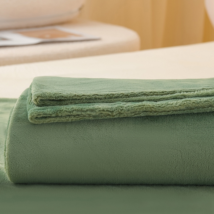 91家纺网 家纺一手货源 找家纺 （总）湘之帛 2025新款高克重纯色牛奶绒床单