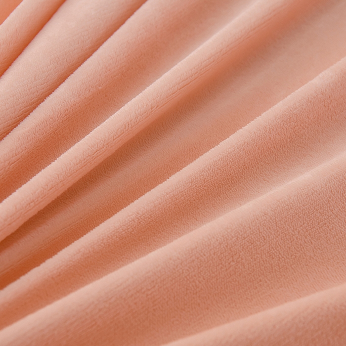 91家纺网 家纺一手货源 找家纺 湘之帛 2025新款高克重纯色牛奶绒床单 粉色