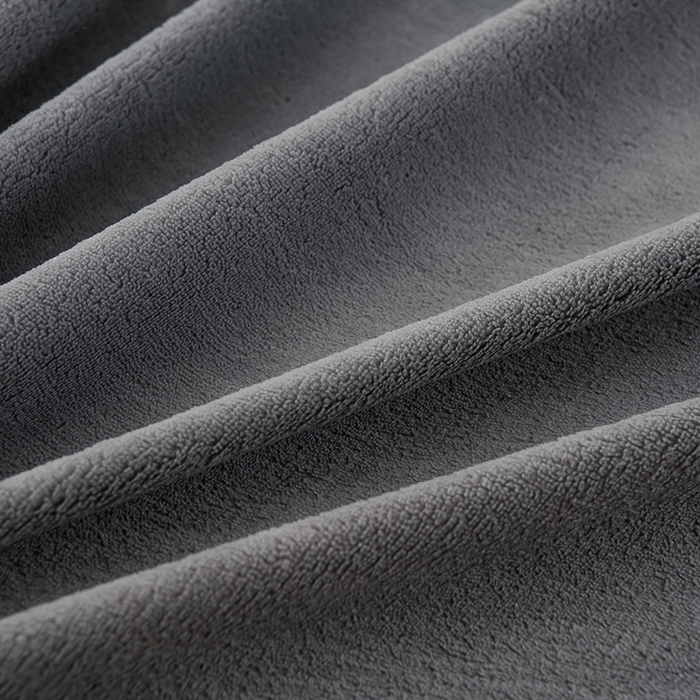 91家纺网 家纺一手货源 找家纺 湘之帛 2025新款高克重纯色牛奶绒床单 浅灰